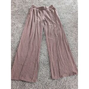 American Eagle Wide Leg Lounge Pants‎ Dusty Rose XS Stretch Elastic Waist